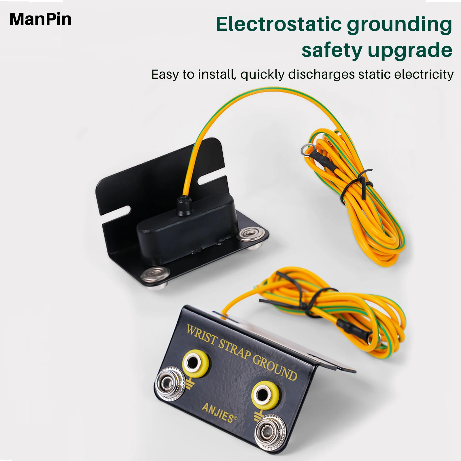 Electronics Repair Tools - L Shaped ESD Anti-Static Ground Socket