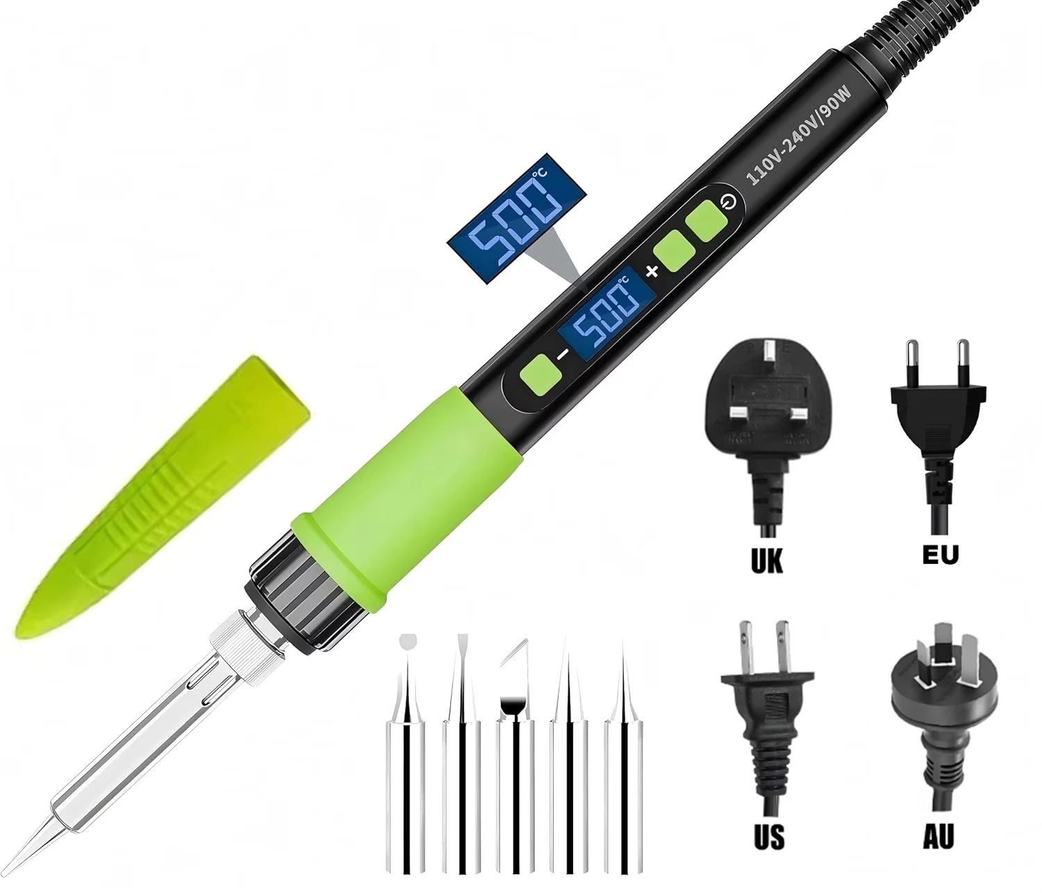 Electronic Repair Tutorial - YEEHONEC 90W Soldering Iron Kit, Sleep