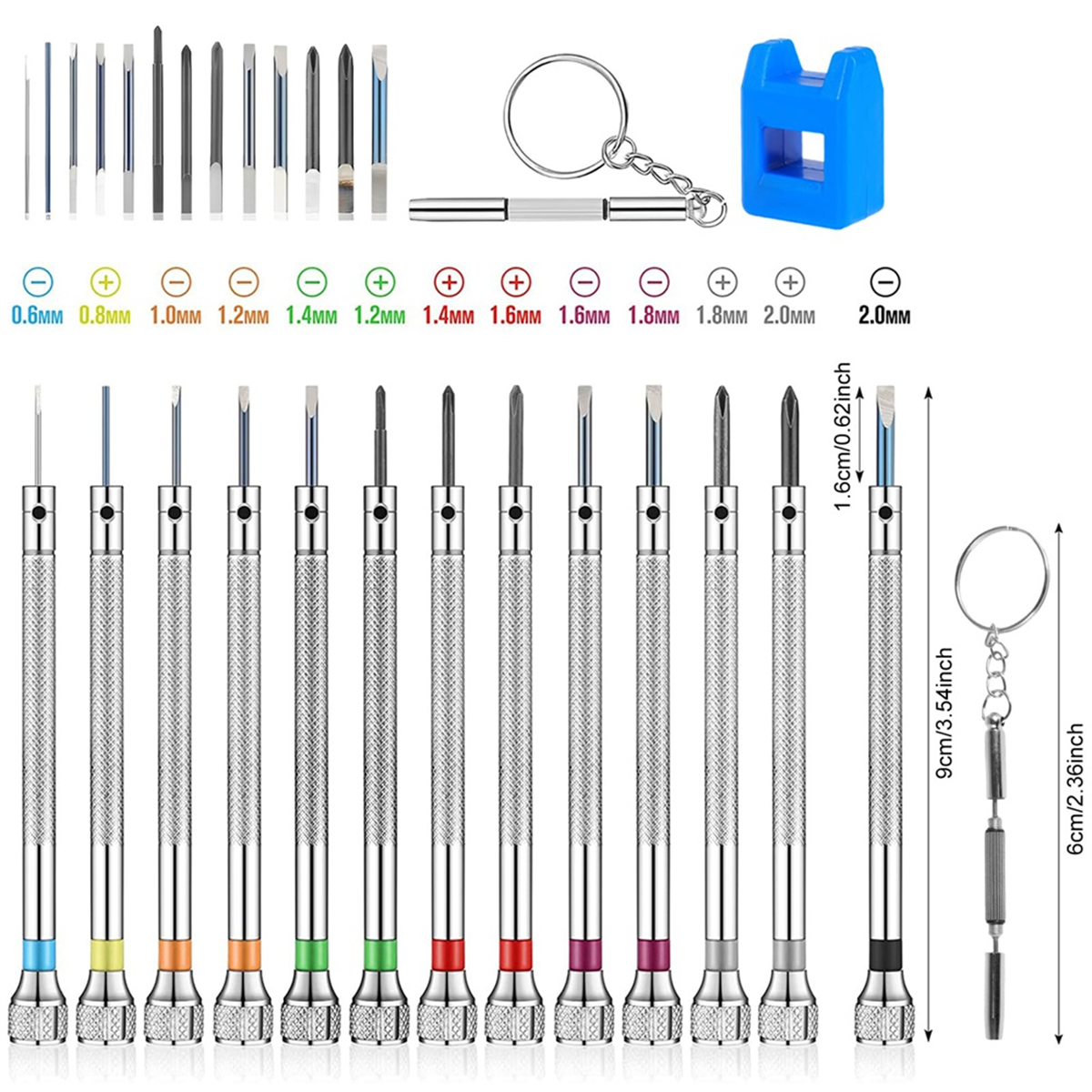 Electronics Repair Tools - A002 26Pcs Watch Screwdriver Set, Anti