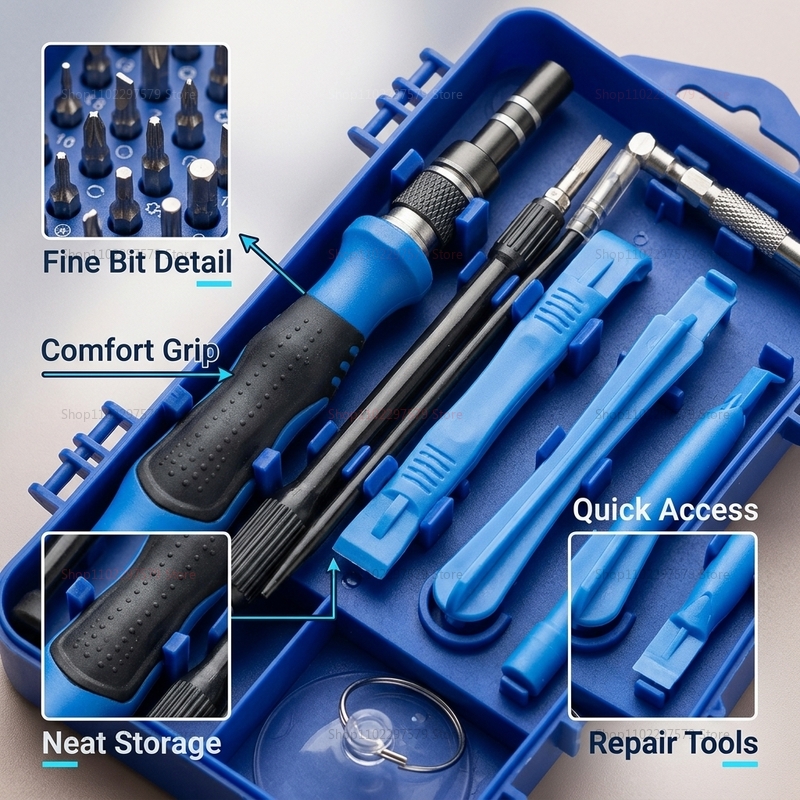 115 in 1 Multifunctional Screw - Electronic Repair Tutorial recensione e prezzo