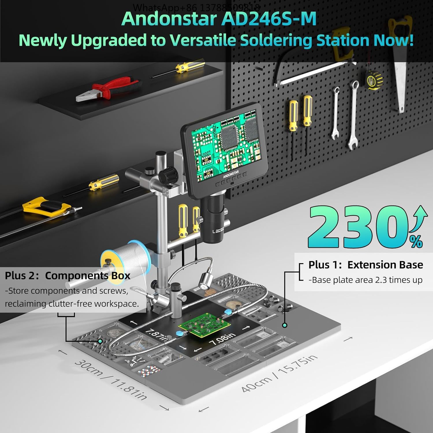 Andonstar AD246sm Plus 7'' HD- - Electronics Repair Plus recensione e prezzo