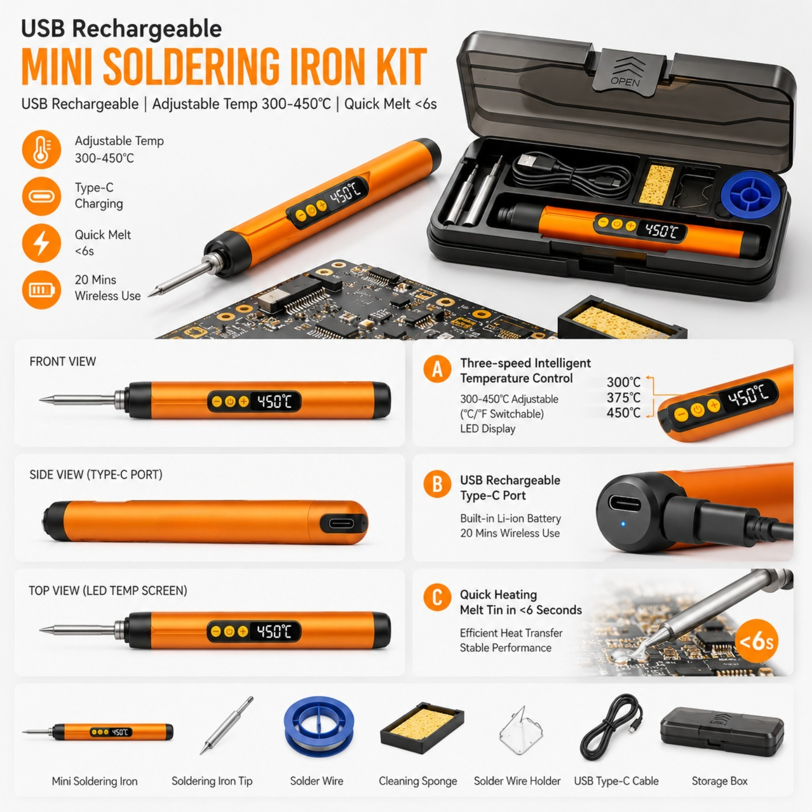 Precision Rechargeable Mini So - Electronic Repair Tutorial recensione e prezzo