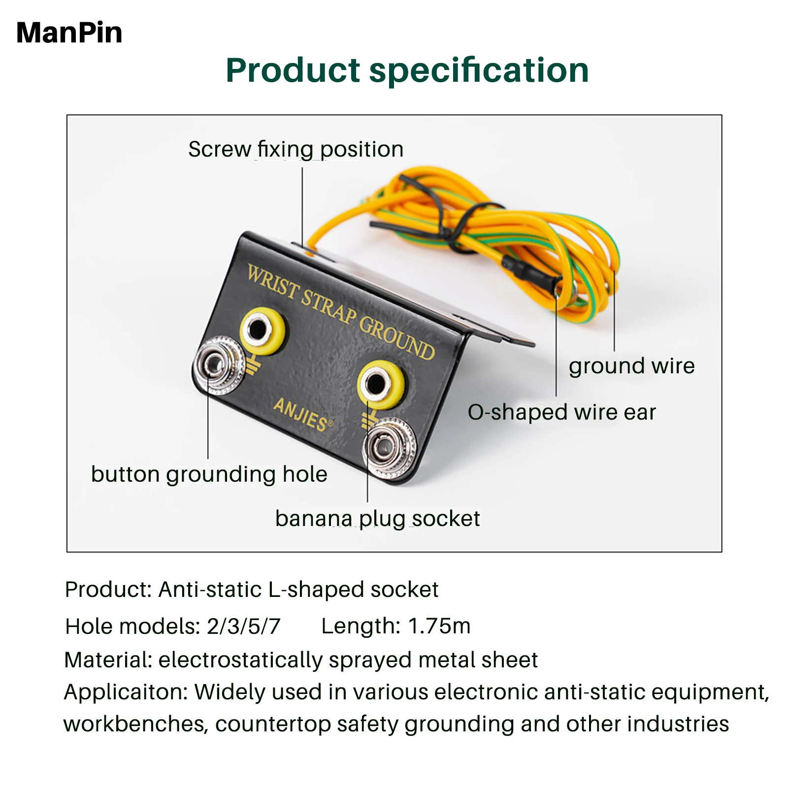 L Shaped ESD Anti-Static Groun - Electronics Repair Tools recensione e prezzo