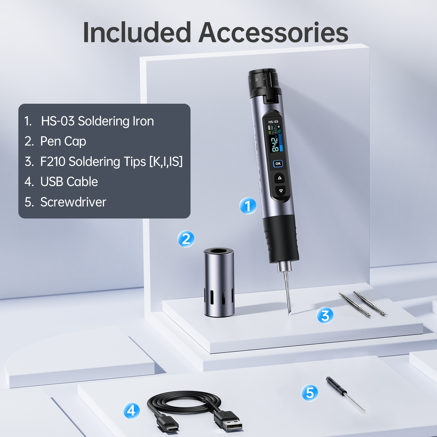 HS03 Plus 100-450°C Cordless S - Electronics Repair Plus recensione e prezzo