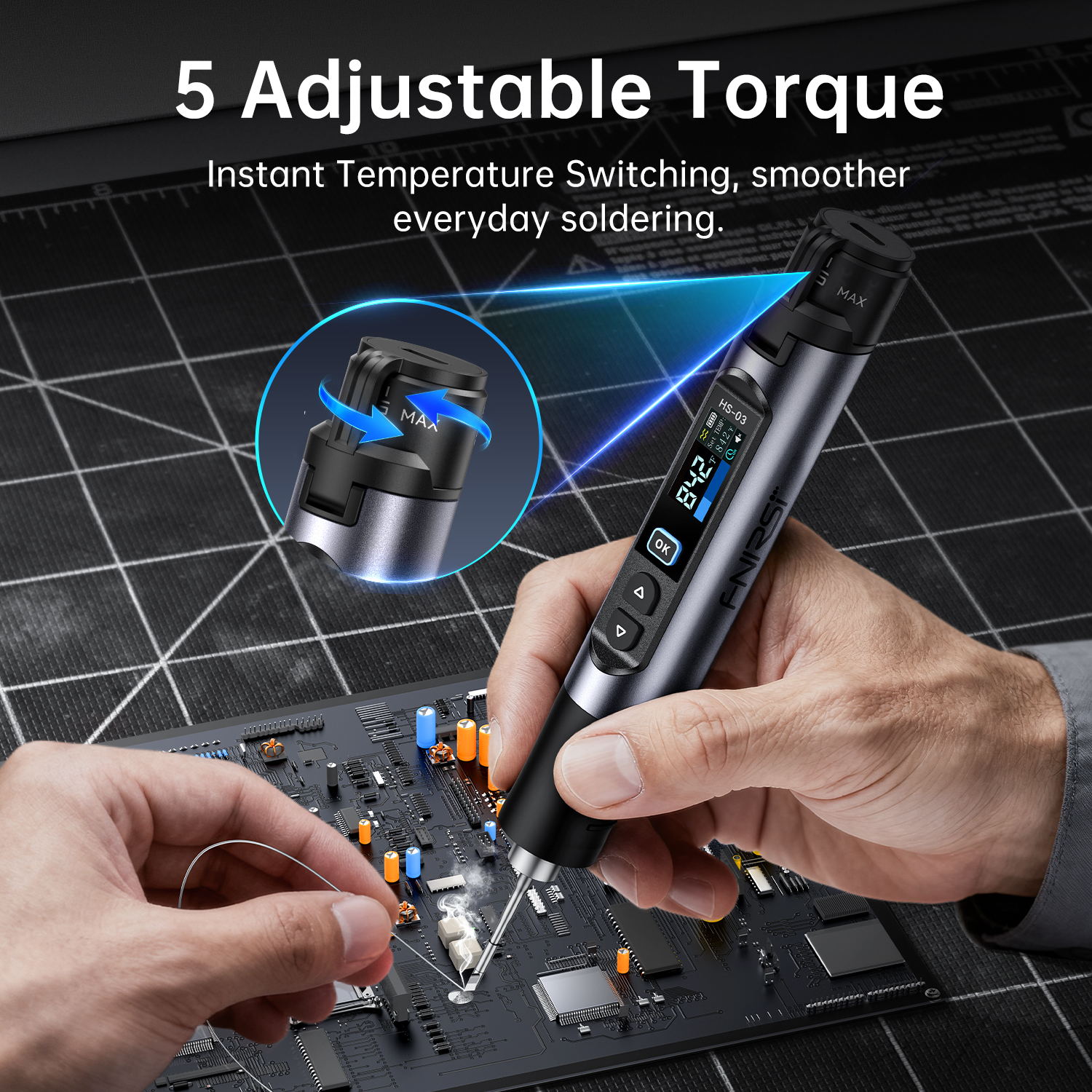 HS03 Plus 100-450°C Cordless S - Electronics Repair Plus recensione e prezzo
