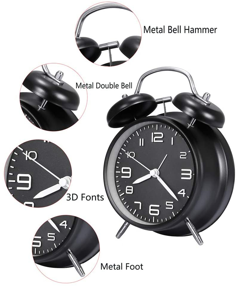 4 Inch Twin Bell Loud Alarm Cl - Electronics Repair Desk recensione e prezzo