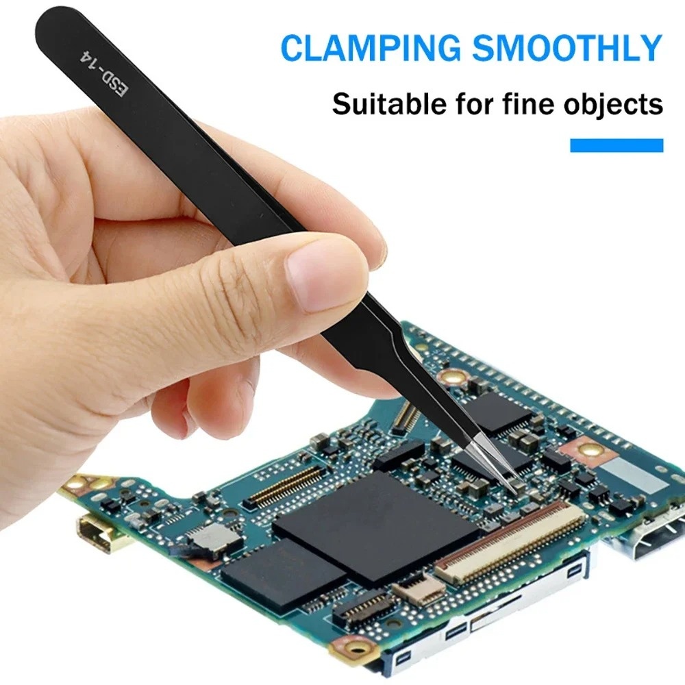 6pcs Precision Long Tweezers S - Electronics Repair Tools recensione e prezzo