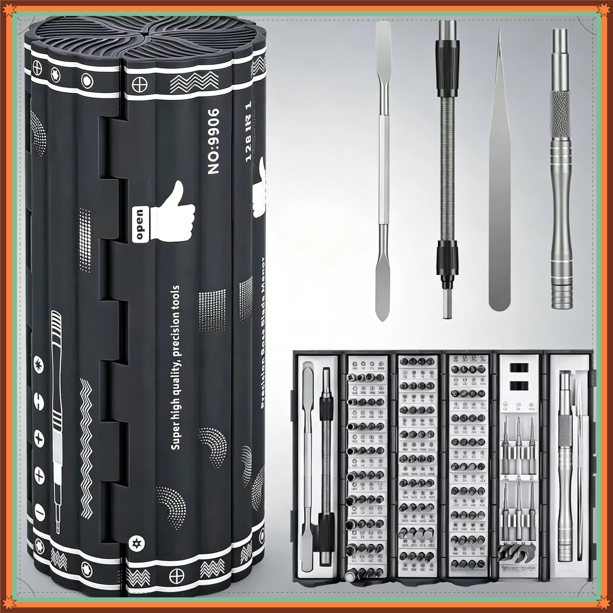 128 in 1 Magnetic Screwdriver  - Electronic Repair Tutorial recensione e prezzo