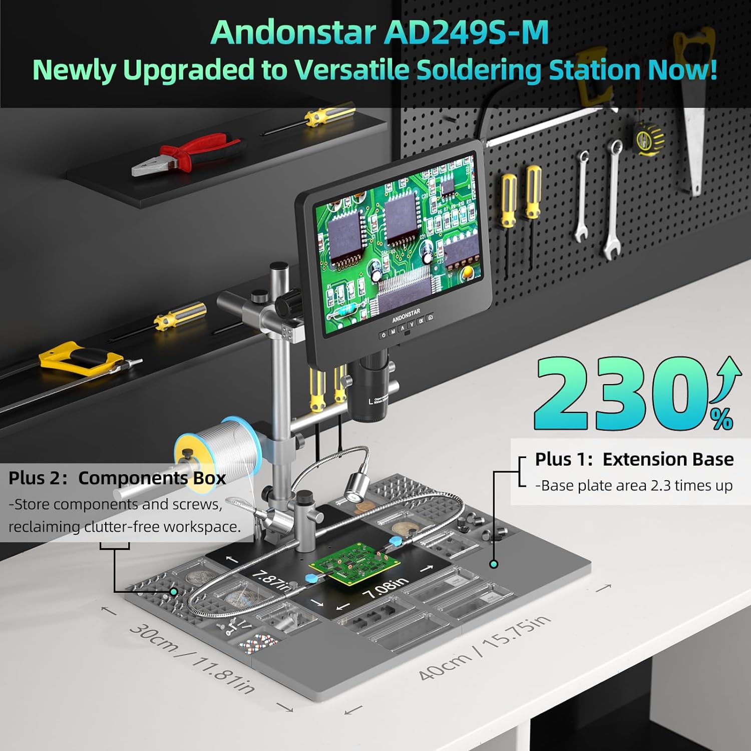 Andonstar AD249SM Plus 10.1''  - Electronics Repair Plus recensione e prezzo